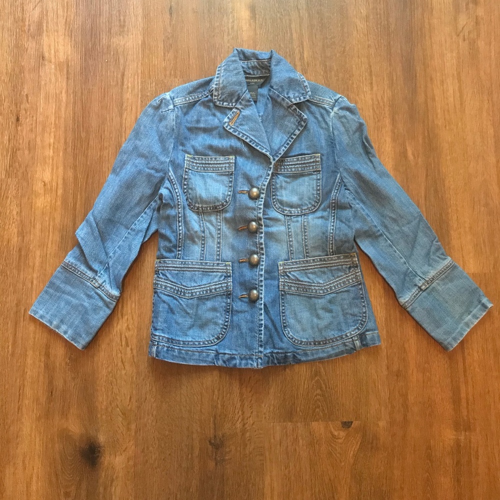 SALE Banana Republic Factory Denim Jean Jacket